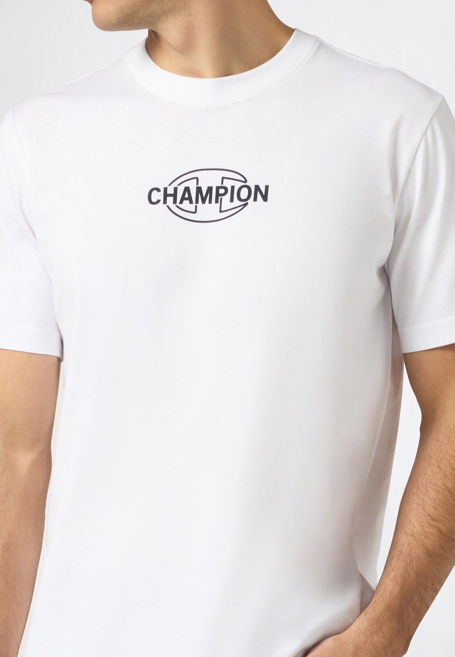 Champion T-Shirt »Graphic Crewneck T-Shirt« mit Rundhalsausschnitt, Kurzarm, aus Baumwolle