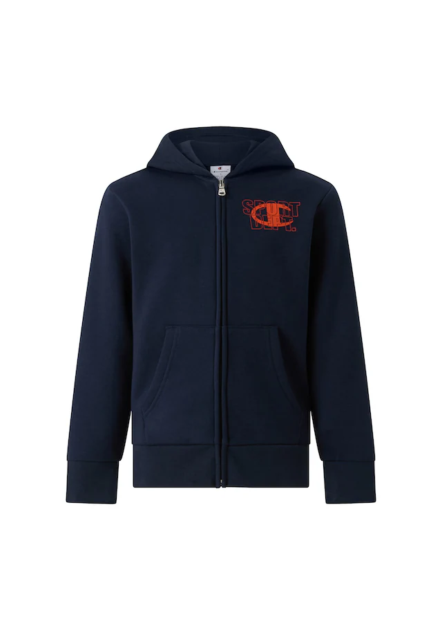 Champion Kapuzensweatjacke »SPORTWEAR ZIP-UP HOODIE Standard Fit« für Kinder und Jugendliche, mit sportlichem Charakter, Standard Fit