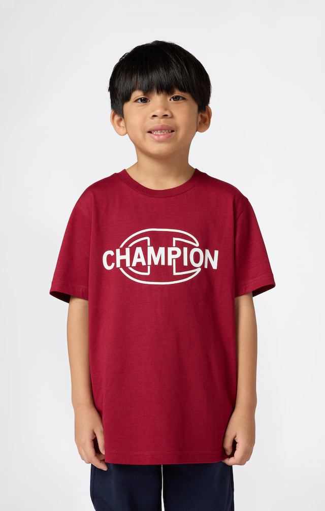 Champion T-Shirt »SPORTWEAR T-SHIRT Standard Fit« für Kinder und Jugendliche, Kurzarmdesign, aus Baumwolle, Standard Fit