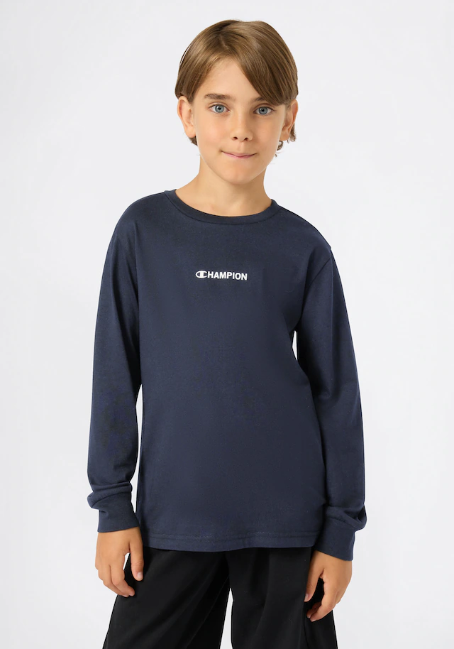 Champion Langarmshirt »SPORTWEAR LONG SLEEVE Standard Fit« für Kinder und Jugendliche, Standard Fit, aus Baumwolle