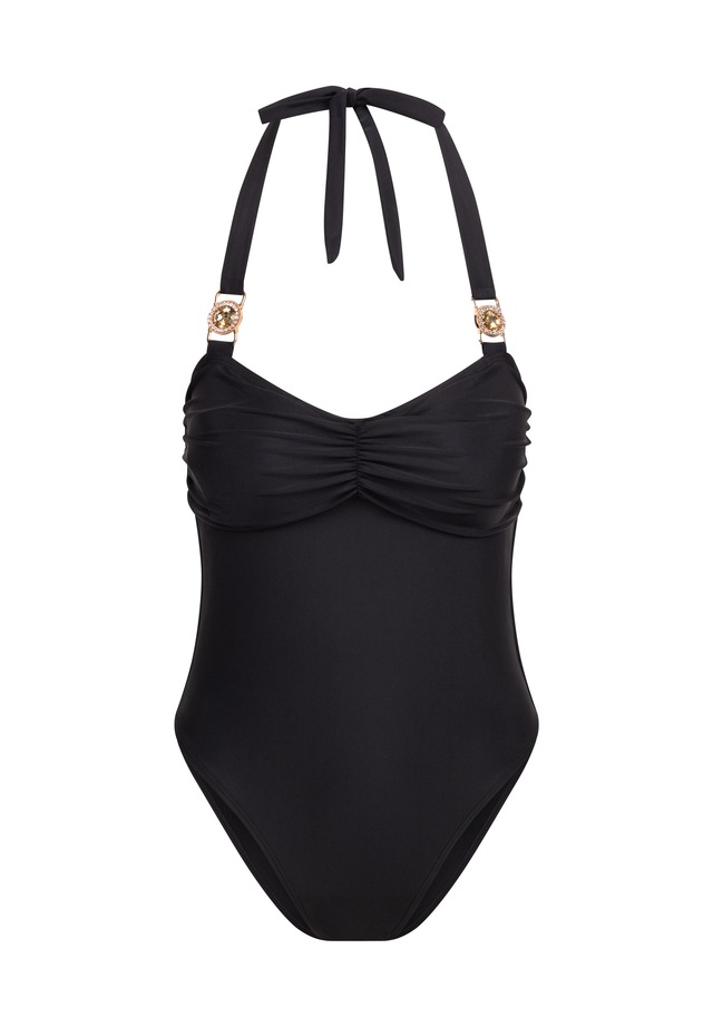 Moda Minx Badeanzug »Amour Rouched« 1 Stk. mit tollem Steinbesatz