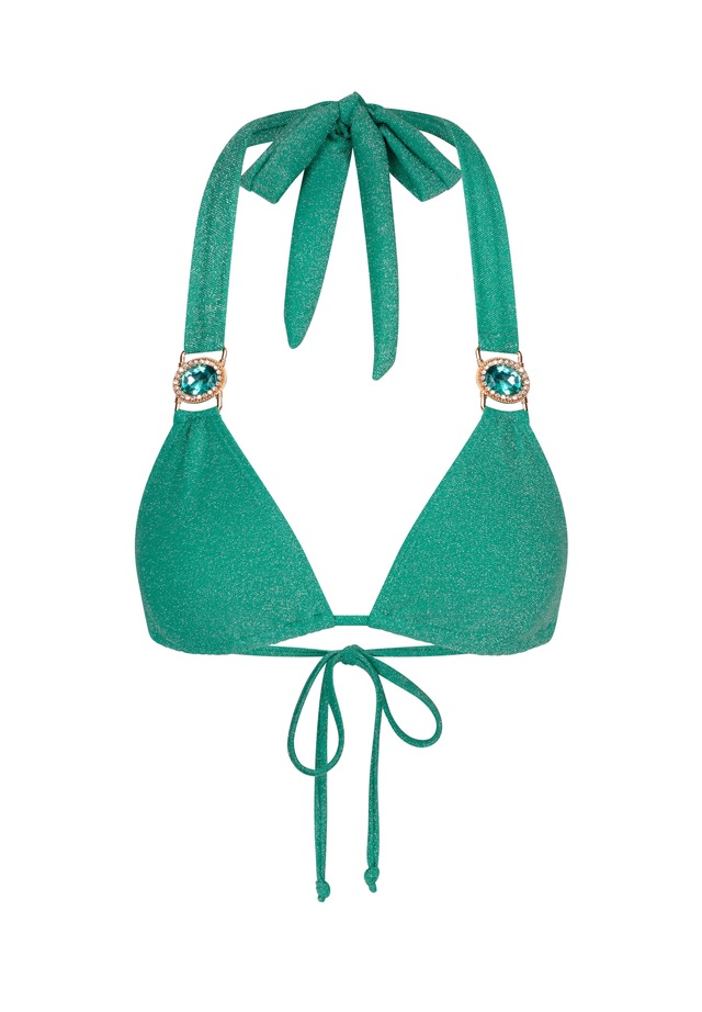 Moda Minx Triangel-Bikini-Top »Lumiere Amour Triangle« 1 Stk. mit tollem Steinbesatz
