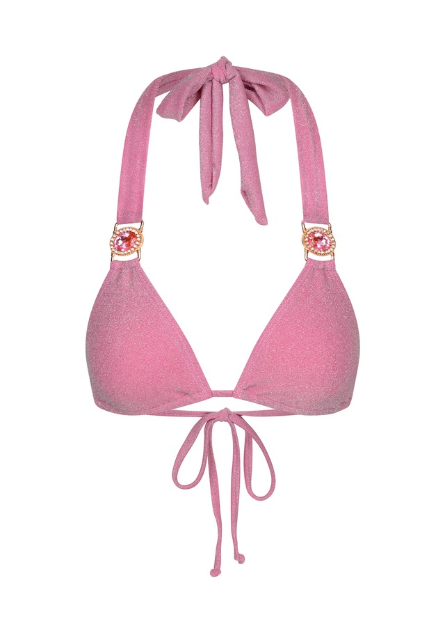 Moda Minx Triangel-Bikini-Top »Lumiere Amour Triangle« 1 Stk. mit tollem Steinbesatz