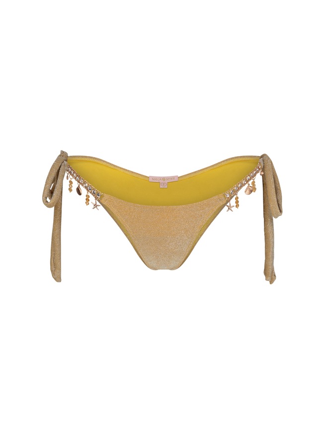 Moda Minx Bikini-Hose »Lumiere Seychelles« Panty, 1 Stk. mit Glitzersteinchen und Anhängern