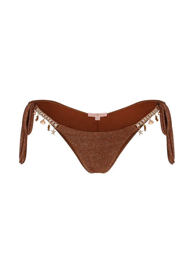 Moda Minx Bikini-Hose »Lumiere Seychelles« Panty, 1 Stk. mit Glitzersteinchen und Anhängern