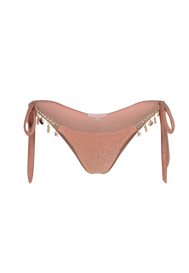 Moda Minx Bikini-Hose »Lumiere Seychelles« Panty, 1 Stk. mit Glitzersteinchen und Anhängern