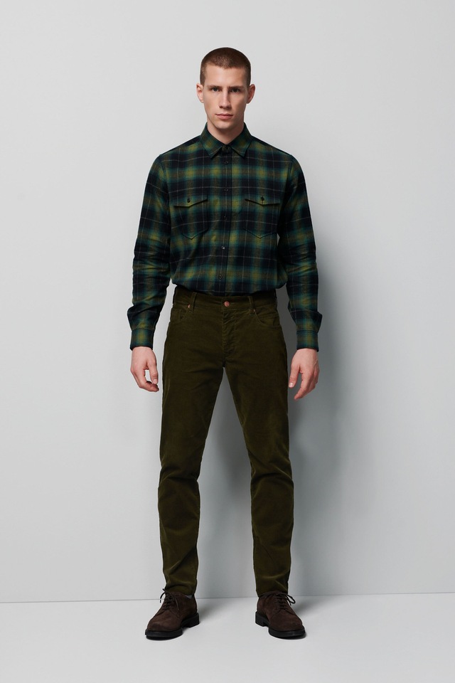 MEYER Cordhose »Five-Pocket-Hose« M5 Slim schmale Passform