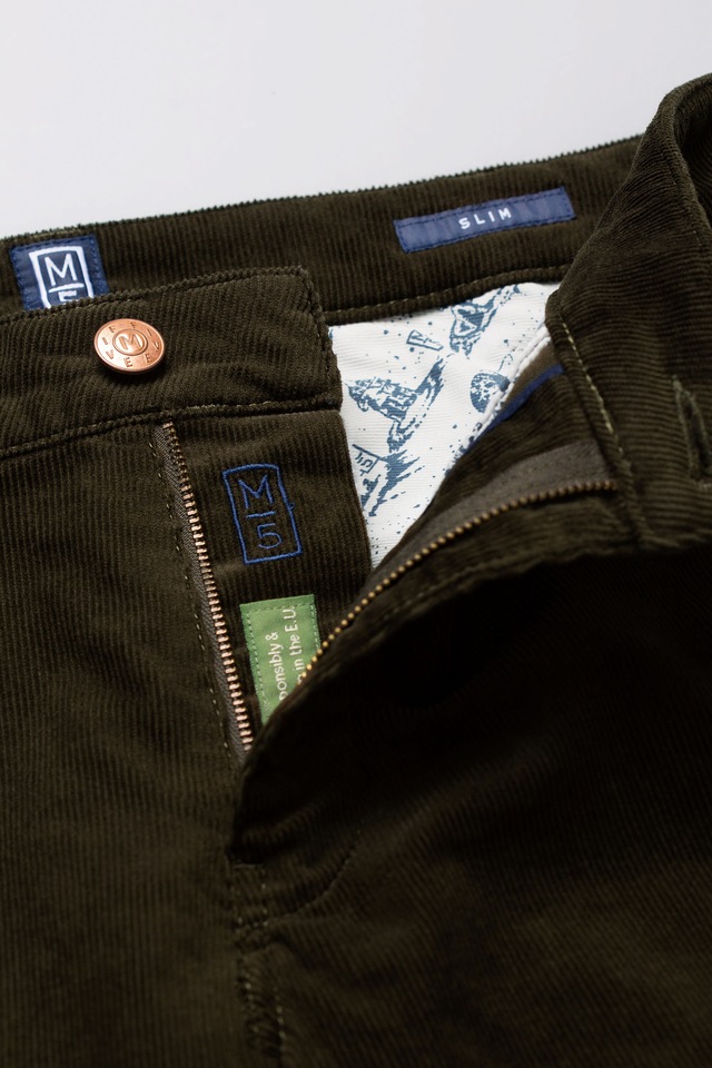 MEYER Cordhose »Five-Pocket-Hose« M5 Slim schmale Passform
