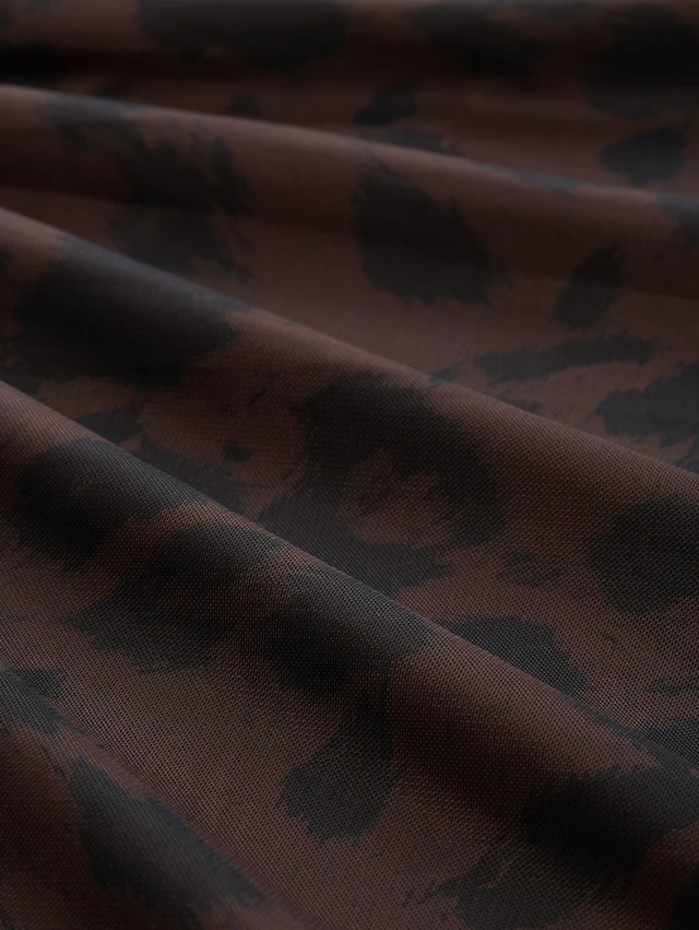 TOM TAILOR Meshkleid »Regular midi« mit Muster