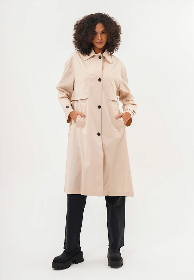 freshlions Trenchcoat »Cecilia« 1 Stk. in klassischem Design