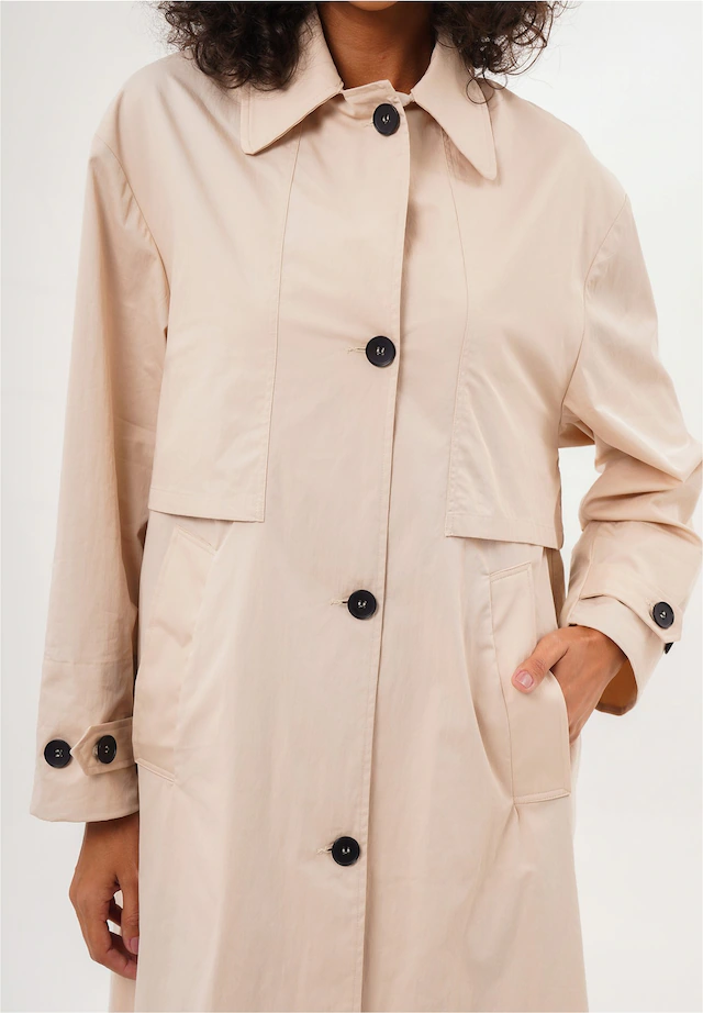 freshlions Trenchcoat »Cecilia« 1 Stk. in klassischem Design