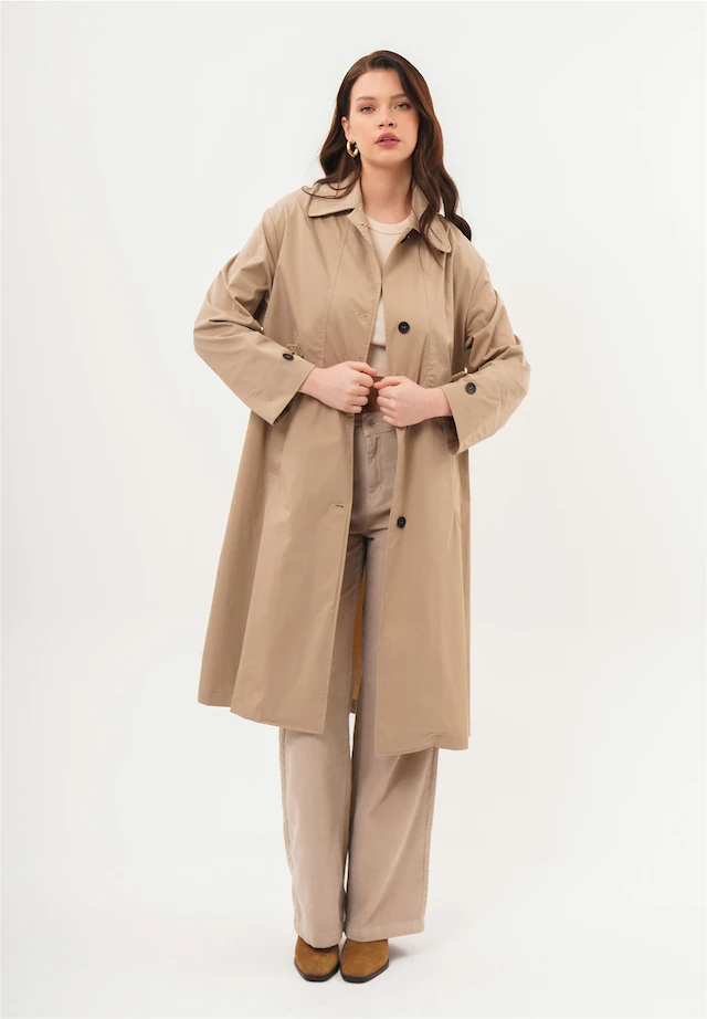 freshlions Trenchcoat »Cecilia« 1 Stk. in klassischem Design