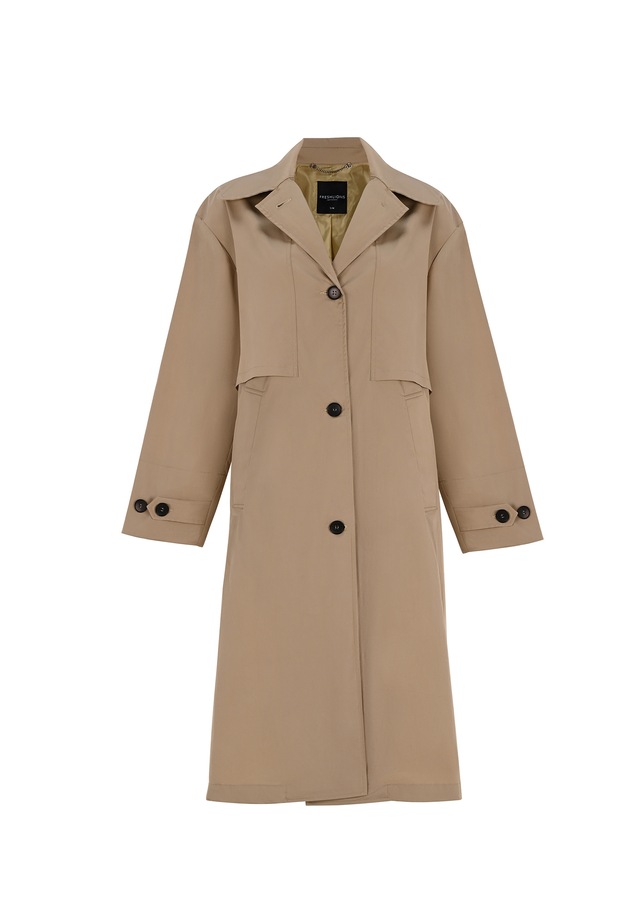freshlions Trenchcoat »Cecilia« 1 Stk. in klassischem Design