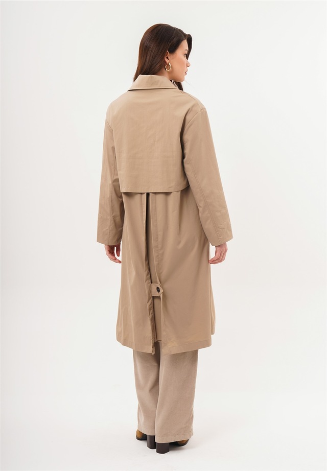 freshlions Trenchcoat »Cecilia« 1 Stk. in klassischem Design