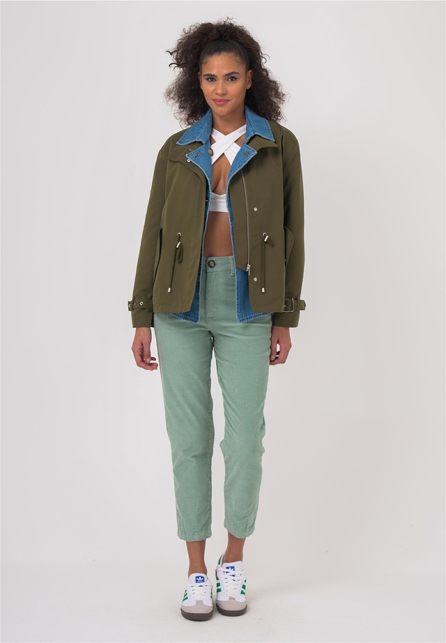 freshlions Trenchcoat »Zelda« 1 Stk. mit stilvollem Reverskragen