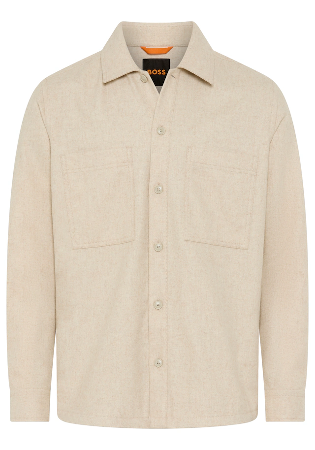 BOSS ORANGE Outdoorhemd »Locky« oversize fit, meliert