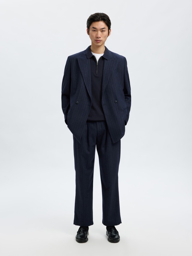 SELECTED Polokragenpullover »SLHBERG LS HALF ZIP POLO NOOS«