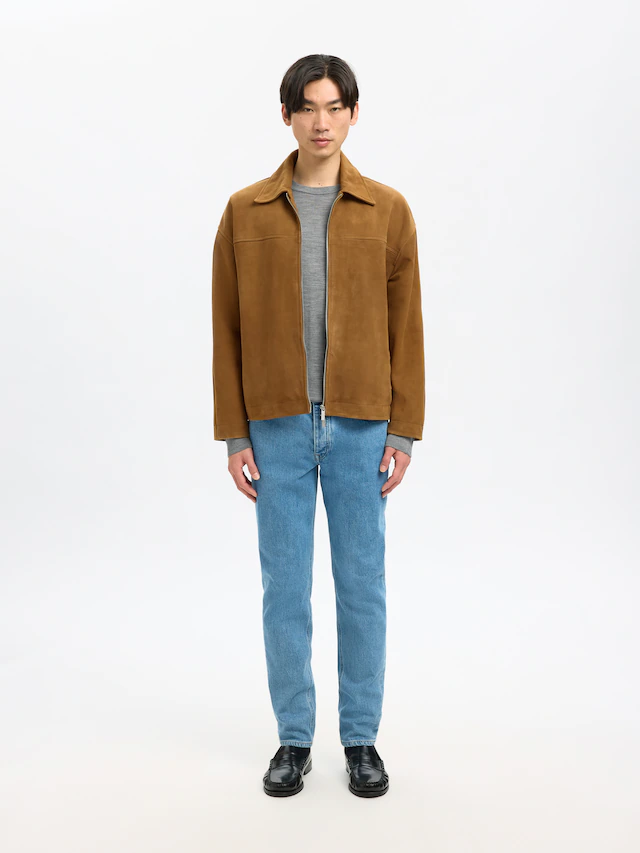 SELECTED Rundhalspullover »SLHTRAY LS KNIT MERINO CREW NECK NOOS« Wolle, regular fit