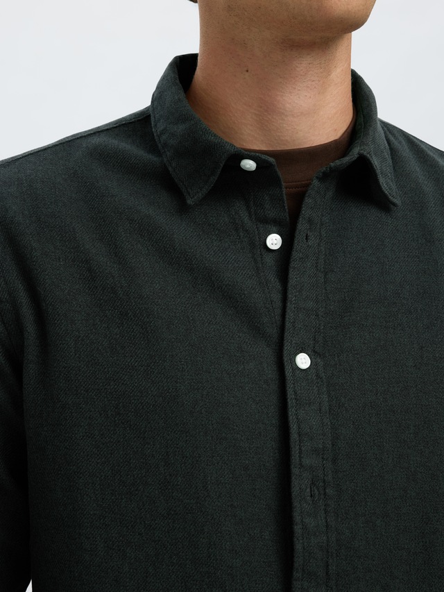 SELECTED HOMME Langarmhemd »SLHREGNOAH BRUSHED TWIST SHIRT LS NOOS«