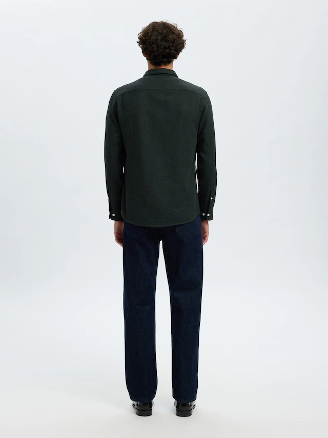 SELECTED HOMME Langarmhemd »SLHREGNOAH BRUSHED TWIST SHIRT LS NOOS«