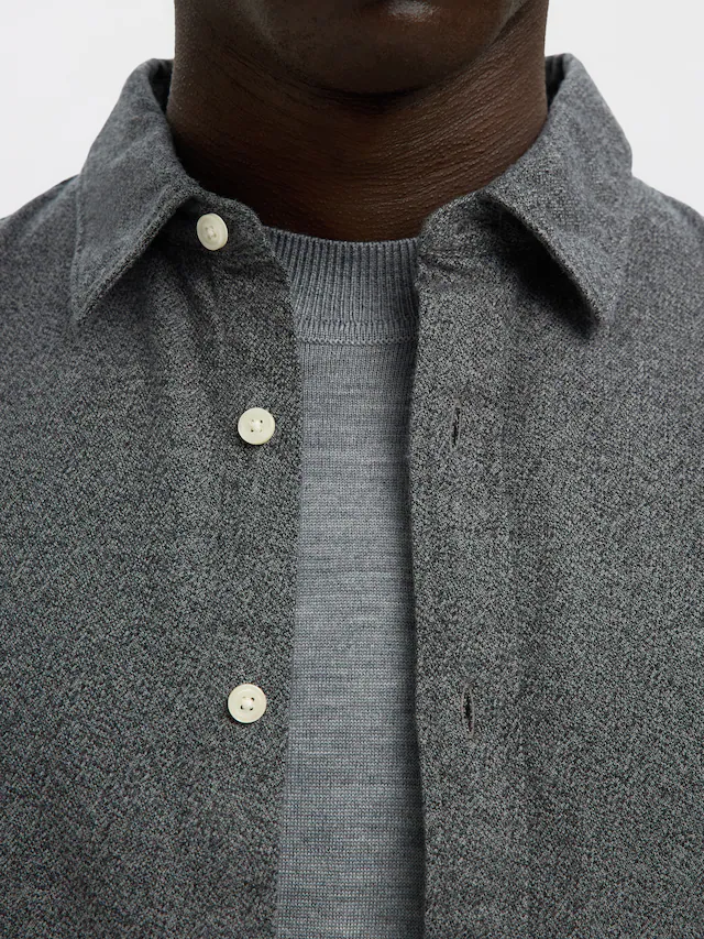 SELECTED HOMME Langarmhemd »SLHREGNOAH BRUSHED TWIST SHIRT LS NOOS«