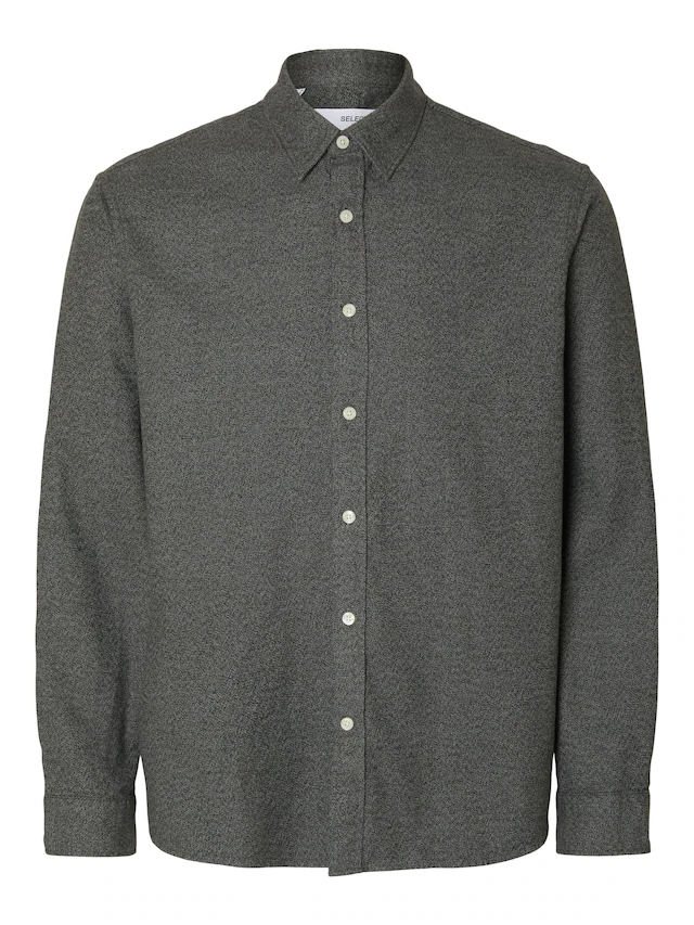 SELECTED HOMME Langarmhemd »SLHREGNOAH BRUSHED TWIST SHIRT LS NOOS«