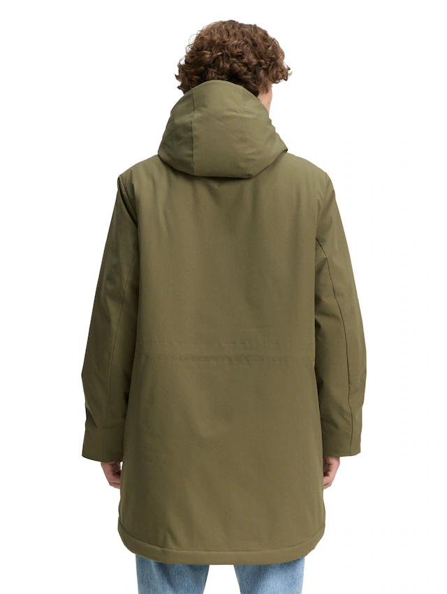 TOM TAILOR Denim Parka mit Kapuze mit wasserabweisender Funktion