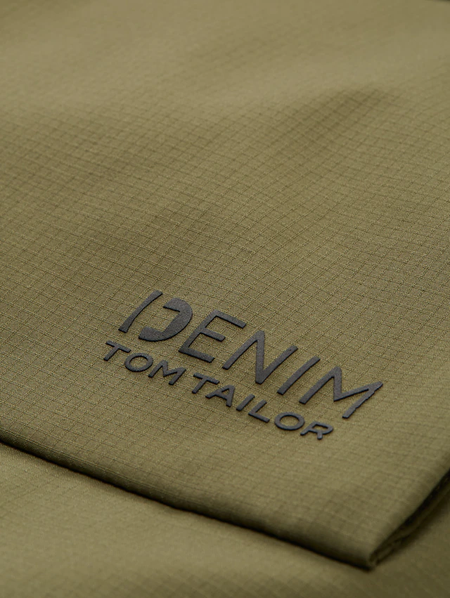 TOM TAILOR Denim Parka mit Kapuze mit wasserabweisender Funktion