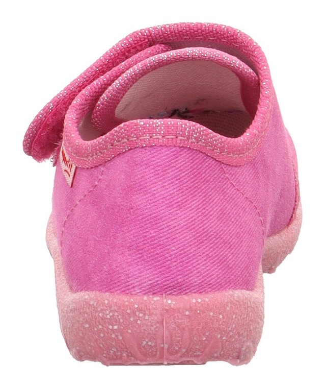Superfit Hausschuh »SPOTTY , WMS: mittel« Kindergartenschuh mit Klettverschluss, Größenschablone zum Download