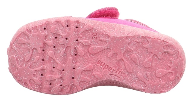 Superfit Hausschuh »SPOTTY , WMS: mittel« Kindergartenschuh mit Klettverschluss, Größenschablone zum Download
