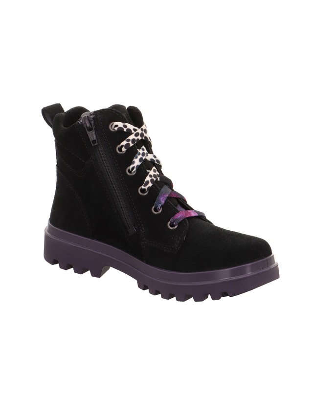 Superfit Schnürstiefelette »ABBY NOVA, WMS: mittel« Schnürboots mit Reißverschluss, Größenschablone zum Download