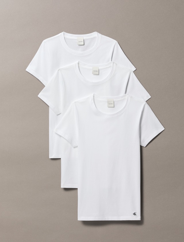 Calvin Klein Underwear T-Shirt »COTTON TEE 3PK« Packung, 3er-Pack, Mit Rundhalsausschnitt