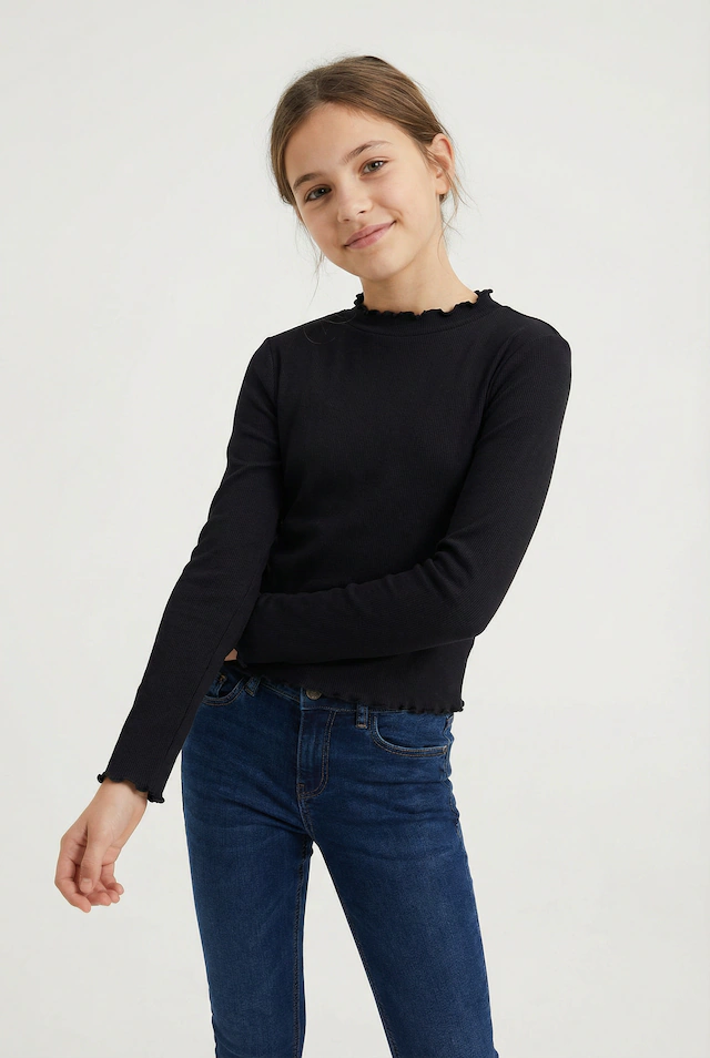 TOM TAILOR T-Shirt mit Rippstruktur