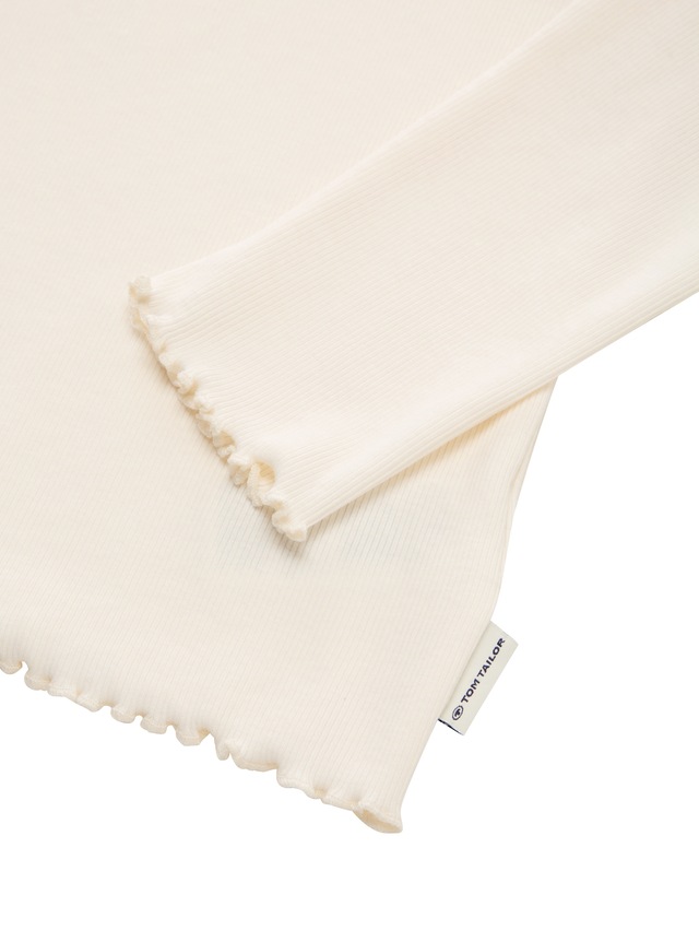 TOM TAILOR T-Shirt mit Rippstruktur