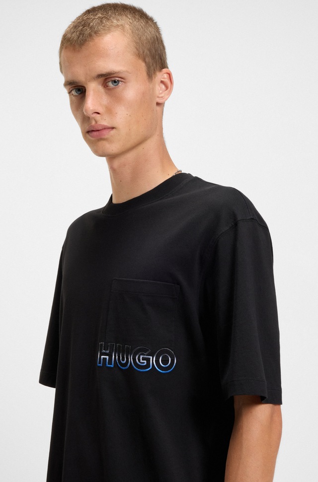 HUGO T-Shirt »Nogoste« Rundhalsausschnitt, regular fit, Brusttasche