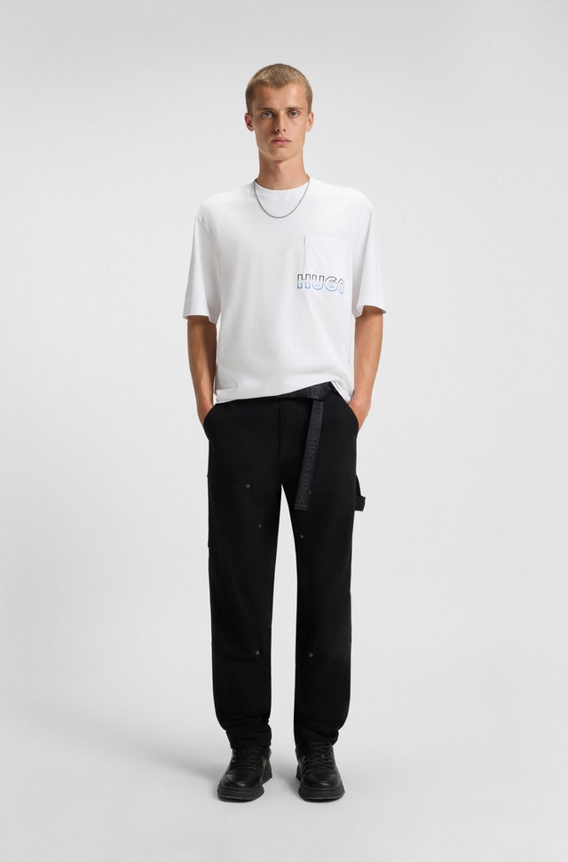 HUGO T-Shirt »Nogoste« Rundhalsausschnitt, regular fit, Brusttasche