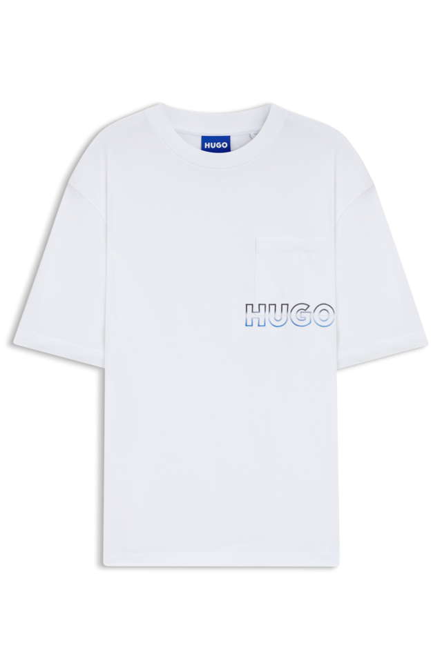HUGO T-Shirt »Nogoste« Rundhalsausschnitt, regular fit, Brusttasche