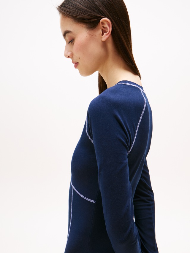 Tommy Jeans Jerseykleid »TJW BODYCON LINEAR MINI DRESS«