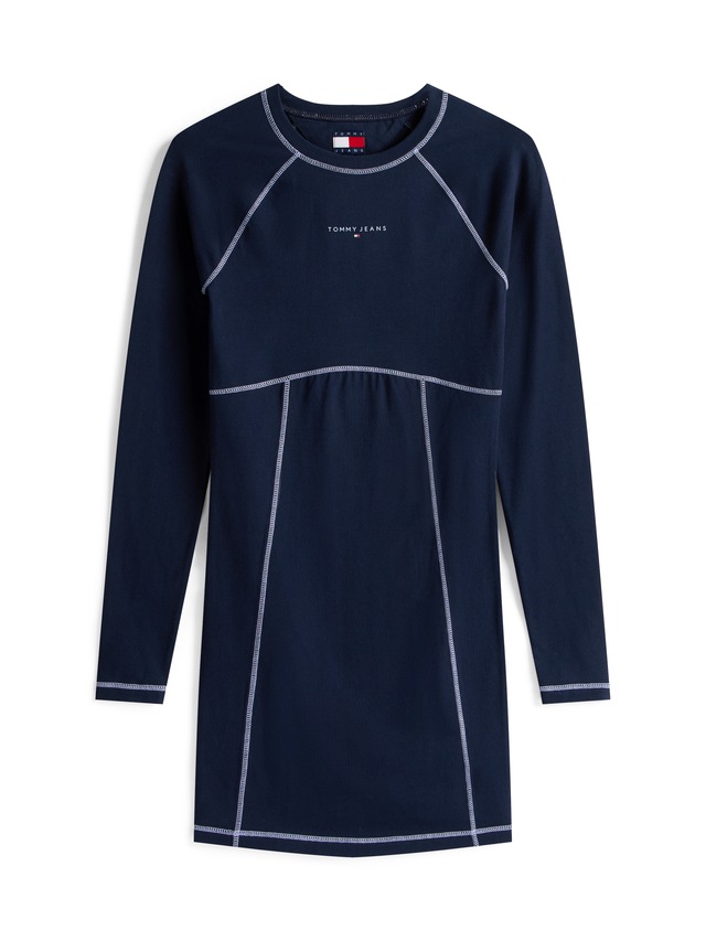 Tommy Jeans Jerseykleid »TJW BODYCON LINEAR MINI DRESS«