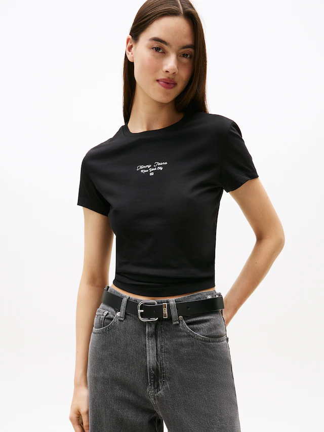 Tommy Jeans Kurzarmshirt »TJW SLIM ESS LOGO 1 TEE EXT«