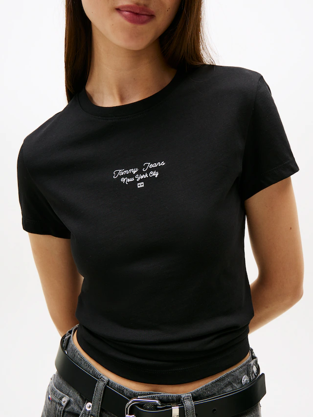 Tommy Jeans Kurzarmshirt »TJW SLIM ESS LOGO 1 TEE EXT«