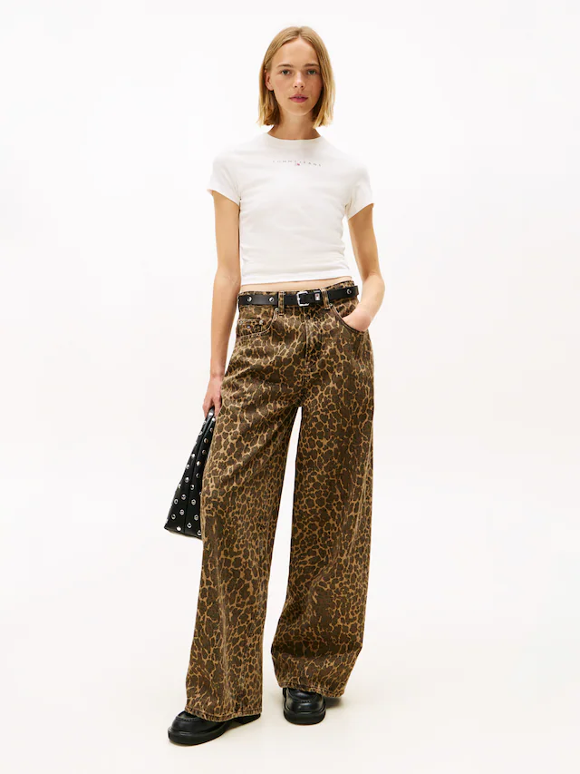 Tommy Jeans Kurzarmshirt »TJW SLIM BLING LINEAR TEE EXT«