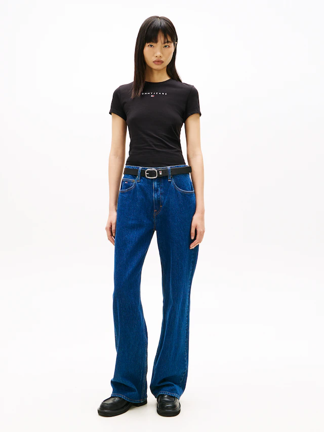 Tommy Jeans Kurzarmshirt »TJW SLIM BLING LINEAR TEE EXT«