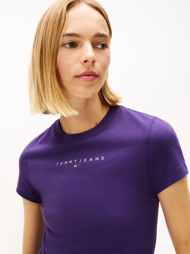 Tommy Jeans Kurzarmshirt »TJW SLIM BLING LINEAR TEE EXT«
