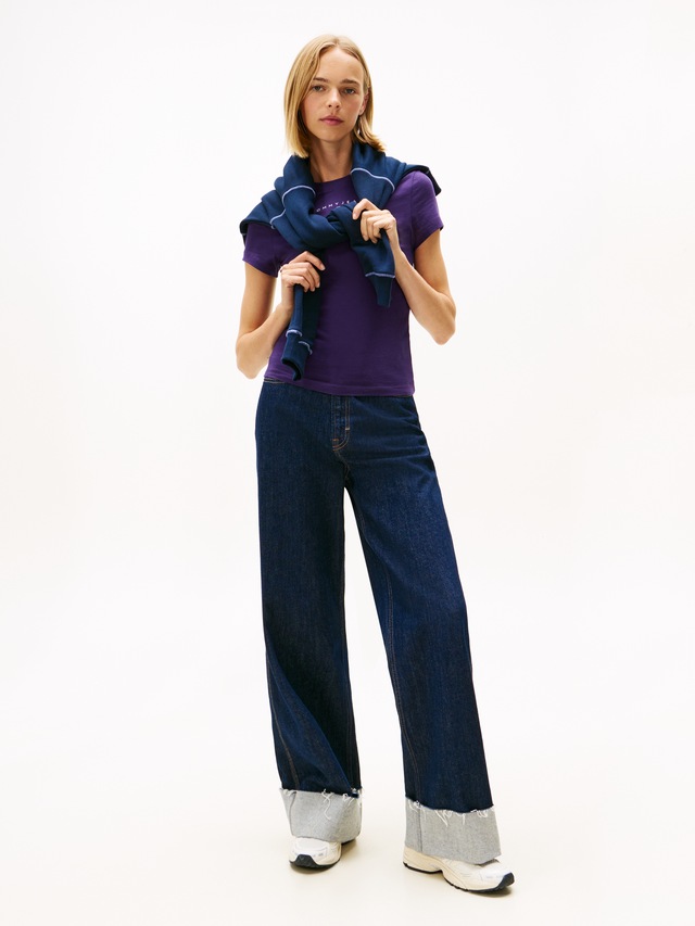 Tommy Jeans Kurzarmshirt »TJW SLIM BLING LINEAR TEE EXT«