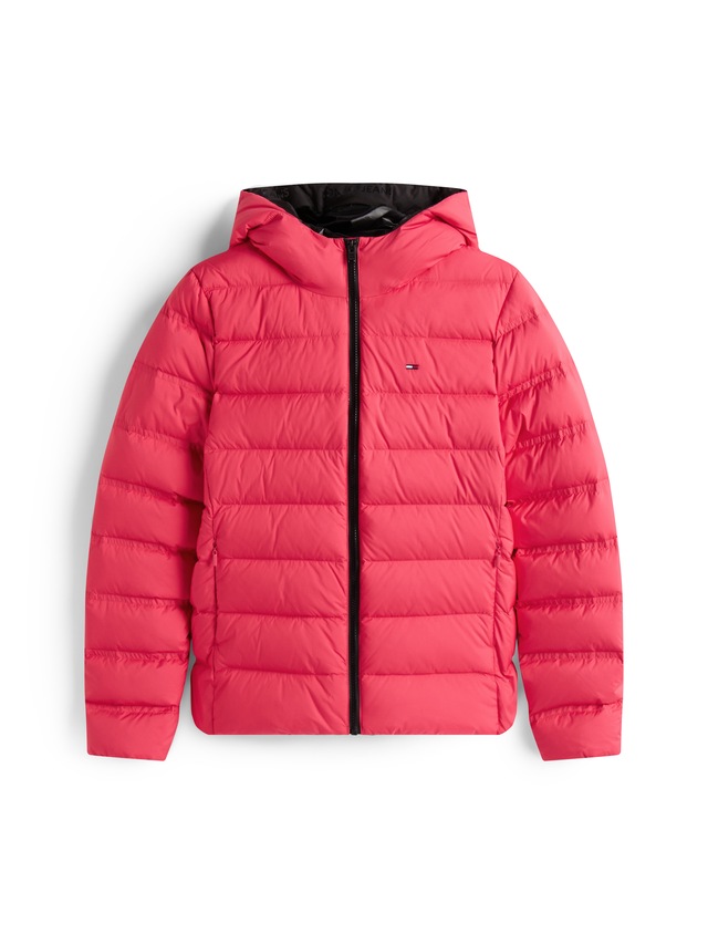 Tommy Jeans Steppjacke »TJW SLIM HOOD PRNT DOWN JCKT EXT« mit Kapuze