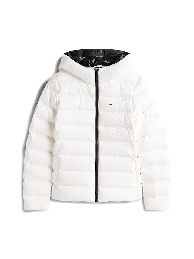 Tommy Jeans Steppjacke »TJW SLIM HOOD PRNT DOWN JCKT EXT« mit Kapuze