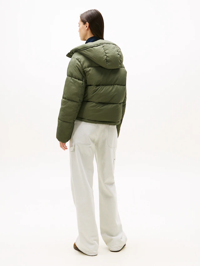 Tommy Jeans Steppjacke »TJW HOODED PUFFER JACKET« mit Kapuze
