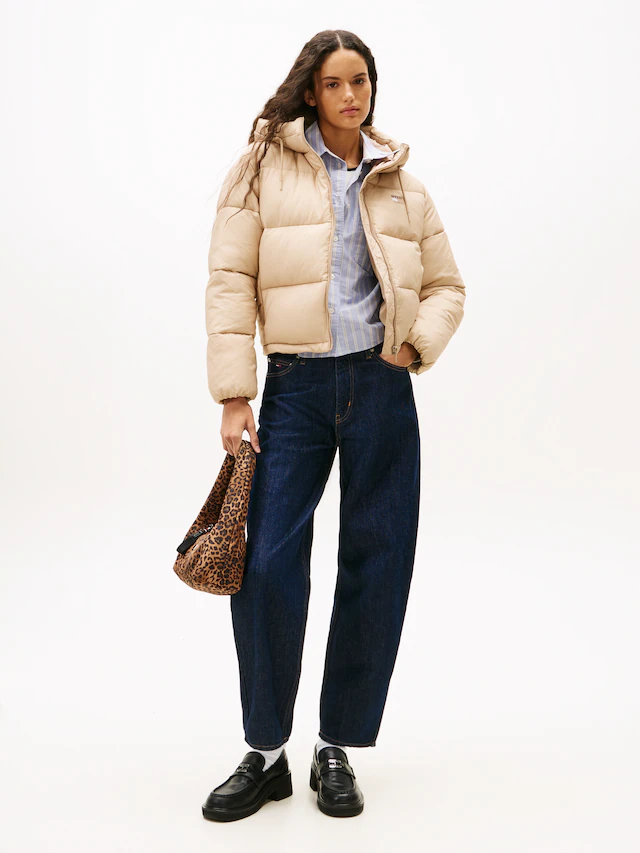 Tommy Jeans Steppjacke »TJW HOODED PUFFER JACKET« mit Kapuze