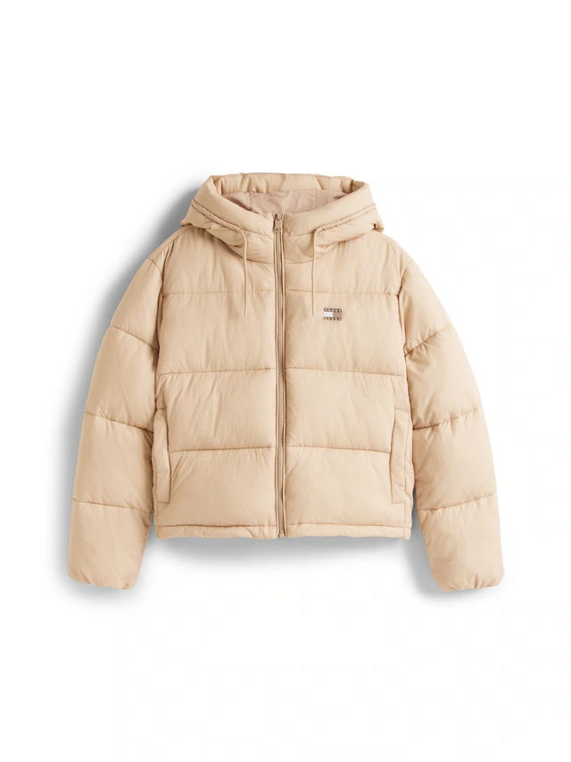 Tommy Jeans Steppjacke »TJW HOODED PUFFER JACKET« mit Kapuze